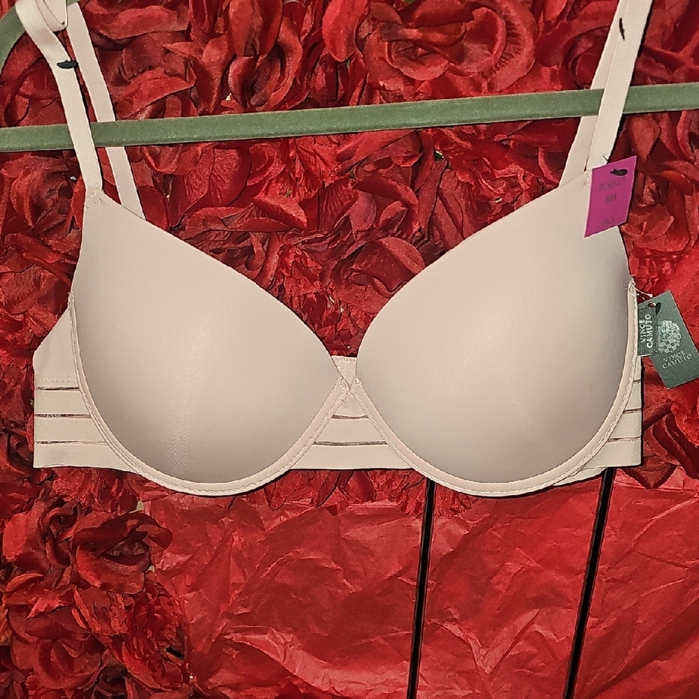 Vince Camuto NWT Soft Lt. Pink Nylon Bra Size 38C